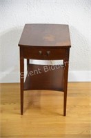 Mersman Side Table with Drawer & Lower Shelf