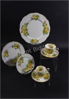 Royal Albert Tea Roses 7PC Place Setting X 9