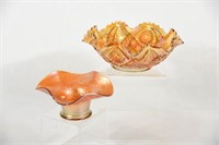 Carnival Glass Marigold Bowls