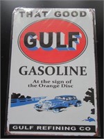 That Good Gulf Gasoline Tin Sign