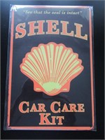 Shell Care Care Kit Tin Sign