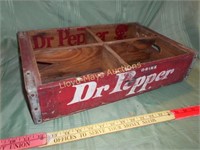 Vintage Wood Dr. Pepper 6-Pack Crate