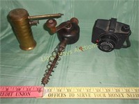 3pc Vintage Tools & Camera