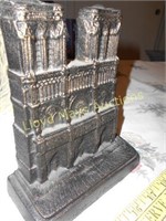 Vintage Notre Dame Cast Iron Door Stop