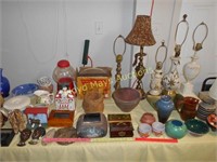 Contents of 6ft Table Top - Decor / Collectibles