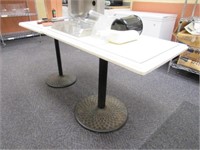 2 Single Pedestal Tables, Asstd. Sizes