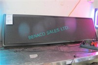 1X 52" X 15" PROGRAMMABLE LED SIGN