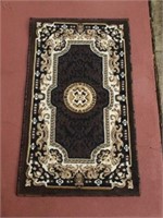 Black kingdom persian weaver rug