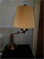 Gold Colored Adjustable Lamp