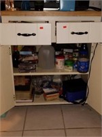 All contents in drawers and cabinet