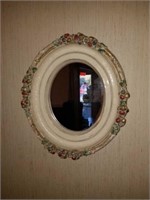 Beautiful Decorated Oval Mirror