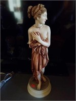 Beautiful Handmade "Diogenis" Greek Woman Statue