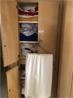 Linens in hall closet