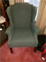 Forest Green Upholstered Chair