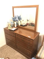 Dresser with mirror 50" x 18" x 31"