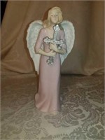 Bellezza porcelain angel with cross