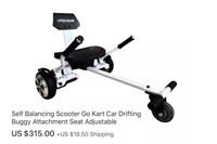 Vmovex Self Balancing Scooter GO Kart Car Black