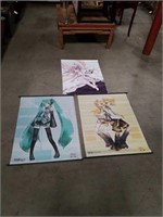 Bundle of anime banners