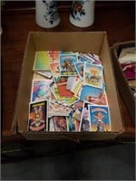Box of garbage pail kids cards