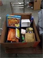 Box of stationery and miscellaneous