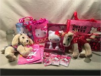 Poochi & Co purses & lot of Hello Kitty items