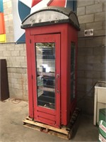 Telephone box & telephone in original condition