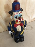 Clown toy plastic
