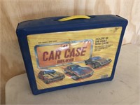Deluxe car case & approx 50 scaletrix cars