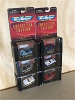 6 x Micro machine collector edition cars boxed