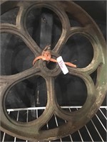 small steel decorative wheel