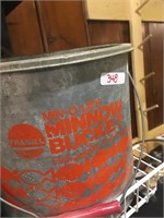 metal minnow bucket