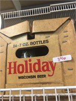 holiday wisconsin beer case with assorted bottles