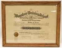 Wilbur C. Luce Funeral / Embalmers Diploma