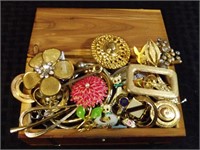 Small Box of Costume Jewelry
