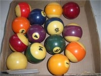 Billiard Balls 14 balls 1 Lot