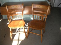 Maple Hitchcock Chairs 2 Chairs 1 Lot