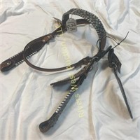 13A Designer headstall and Spur straps