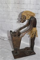 Wooden tribal sculpture