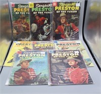 8 Dell Comics 1950's Sergeant Preston of the Yukon