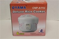 Oyama 6-cup (uncooked) Rice Cooker-Steamer-Warmer