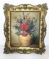 W. R. E. Goodrich Signed Floral Painting