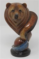LOVERBOY Bear Sculpture (TOPAZ) by S. Herrero