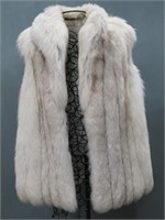 Norwegian Silver Fox Fur Vest