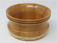 Turned Wood Bowl by Idaho Artist