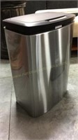 12 gal stainless steel trashcan , freight