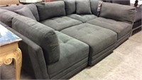 Brand new 6 piece fabric modularsectional with 2