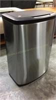 12 gal stainless steel trashcan, new, freight