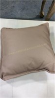 Genuine leather decorative pillow