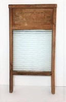 Vintage Wash Board with Glass Board