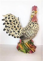 Painted Ceramic Rooster